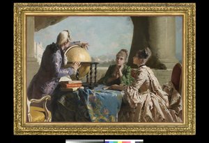 La lezione di geografia, 1880