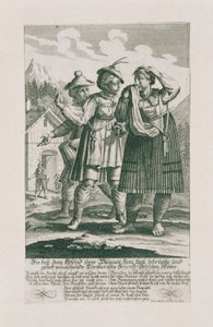 La difesa tirolese del 1703: Donne tiratrici tirolesi da Elias Baeck