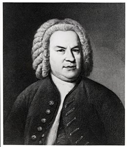 Ritratto di Johann Sebastian Bach, compositore tedesco
