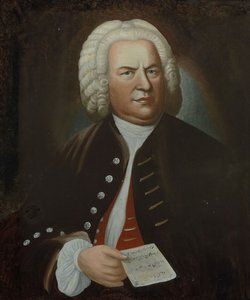 Ritratto di Johann Sebastian Bach, metà del XVIII sec.