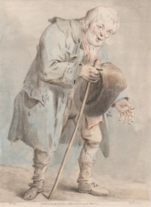 Vecchio mendicante da Elias Martin
