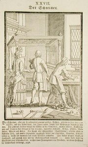 Il falegname (incisione) da Elias Pomelius