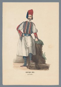Costume greco. 19° secolo da Elias Spanier