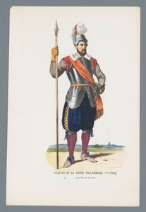 Picchiere della Guardia Olandese (17° secolo) sotto il Principe Maurizio da Elias Spanier