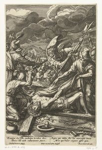 Cristo spogliato delle sue vesti da Elias van den Bossche
