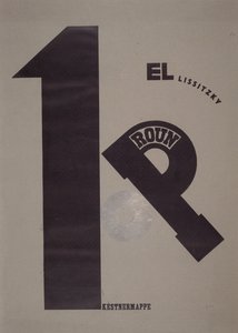 Copertina da Eliezer Markowich Lissitzky