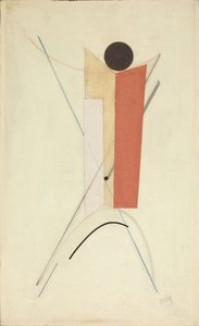 Proun 43 Variante, c.1922 da Eliezer Markowich Lissitzky