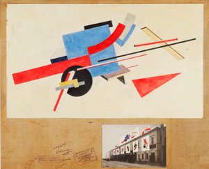 Proun. Progetto di decorazione stradale da Eliezer Markowich Lissitzky