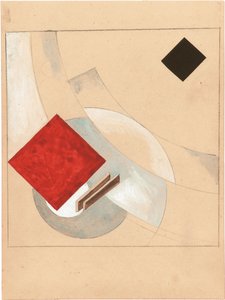 Studio per la Storia di Due Quadrati, c. 1920 da Eliezer Markowich Lissitzky