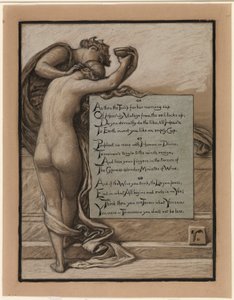 (Illustrazione per il Rubáiyát di Omar Khayyám) La coppa dell