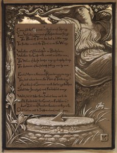 (Illustrazione per il Rubáiyát di Omar Khayyám) L