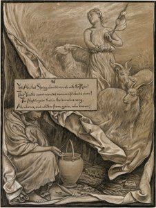 (Illustrazione per il Rubáiyát di Omar Khayyám) Gioventù ed età da Elihu Vedder