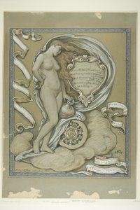 Studio di figura per Rubaiyat di Omar Khayyam da Elihu Vedder