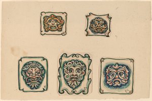 Cinque Teste da Elihu Vedder
