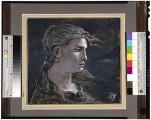 Testa di Medusa, 1878 da Elihu Vedder