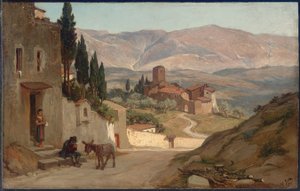 Vicino Perugia da Elihu Vedder
