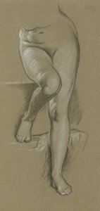 Studio per Figura della Fortuna. Camino da Elihu Vedder