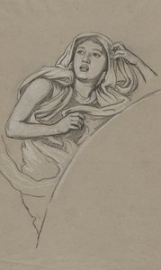 Studio per Figura a destra di Luna