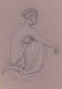Studio per Ragazze Greche che si Bagnano da Elihu Vedder