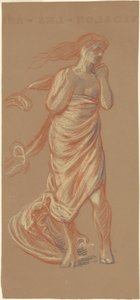 Studio per "Ragazze greche che fanno il bagno" [recto] da Elihu Vedder