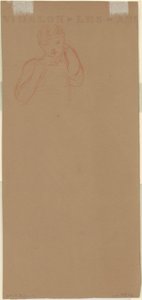 Studio per "Ragazze Greche che si Bagnano" (verso) da Elihu Vedder