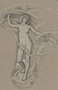 Studio per Luna da Elihu Vedder