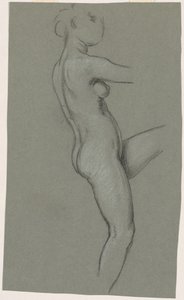 Studio per "Le Parche che Raccolgono le Stelle" da Elihu Vedder