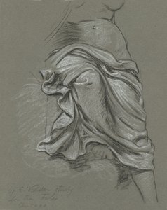 Studio per Le Parche che Raccolgono le Stelle, 1884-1887 da Elihu Vedder