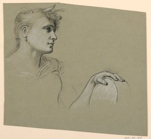 Studio di figura da Elihu Vedder