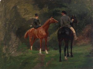 Figure a cavallo da Eliphalet Fraser Andrews