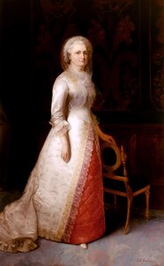 Martha Dandridge Custis Washington (signora George Washington) da Eliphalet Frazer Andrews