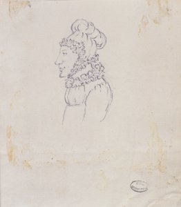 Disegno di una donna da Elisa Bonaparte