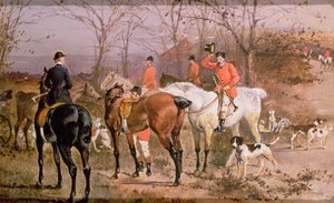 Scena di caccia da Pardon Hall, Essex da Elisabeth Arkwright