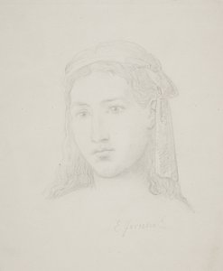 Testa di donna da Elisabeth Jerichau Baumann