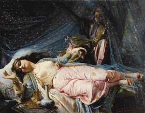 Principessa Zainab Nazli Khanum, 1875 da Elisabeth Jerichau Baumann