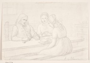 Disegno di Studio per "Husandagten"