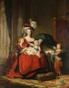 Francese: Marie-Antoinette de Lorraine-Habsbourg, reine de France et ses enfants Maria Antonietta di Lorena-Habsbourg, regina di Francia, e i suoi figli