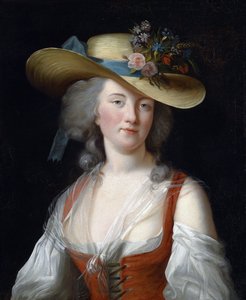 Ritratto di Anne Catherine Le Preudhomme de Chatenoy, Contessa di Verdun, in giardiniera