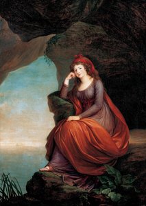 Ritratto di Maria Josepha Hermenegilde von Liechtenstein, principessa Esterhazy, come Arianna a Nasso da Elisabeth Louise Vigee Lebrun