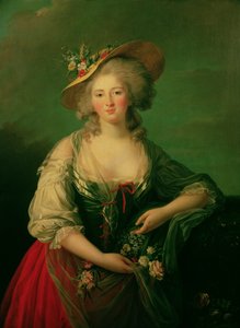 Elisabetta di Francia (1764-94) detta Madame Elizabeth, c.1782 da Elisabeth Louise Vigee Lebrun