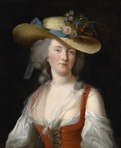 Ritratto di Anne Catherine Le Preudhomme de Chatenoy, Contessa di Verdun, come fine giardiniera