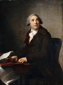 Ritratto di Giovanni Paisiello al clavicembalo