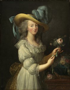 Ritratto della regina Maria Antonietta di Francia 1755-1793, dopo il 1783 da Elisabeth Louise Vigee Lebrun