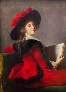 Ritratto della Baronessa Crussol, moglie di Henri-Charles-Emmanuel de Crussol-Florensac, nata Anne Mari da Elisabeth Louise Vigee Lebrun