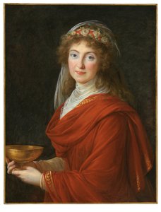 Ritratto della Contessa Siemontkowsky Bystry da Elisabeth Louise Vigee Lebrun