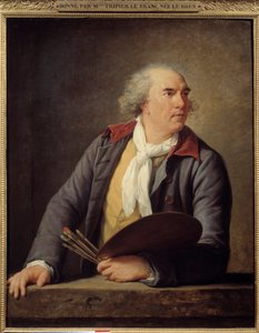 Ritratto del pittore Hubert Robert (1733-1808) da Elisabeth Louise Vigee Lebrun