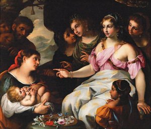 Il ritrovamento di Mosè da Elisabetta Sirani