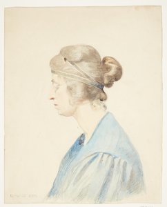 Ritratto di Olivia Holm-Møller (busto di profilo)
