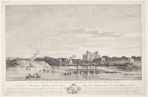 Vista sul Château de Madrid e Pavillon de Bagatelle da Elise Saugrain