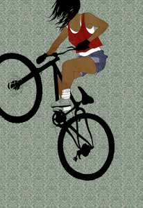 Ragazza in Moto da Eliza Southwood